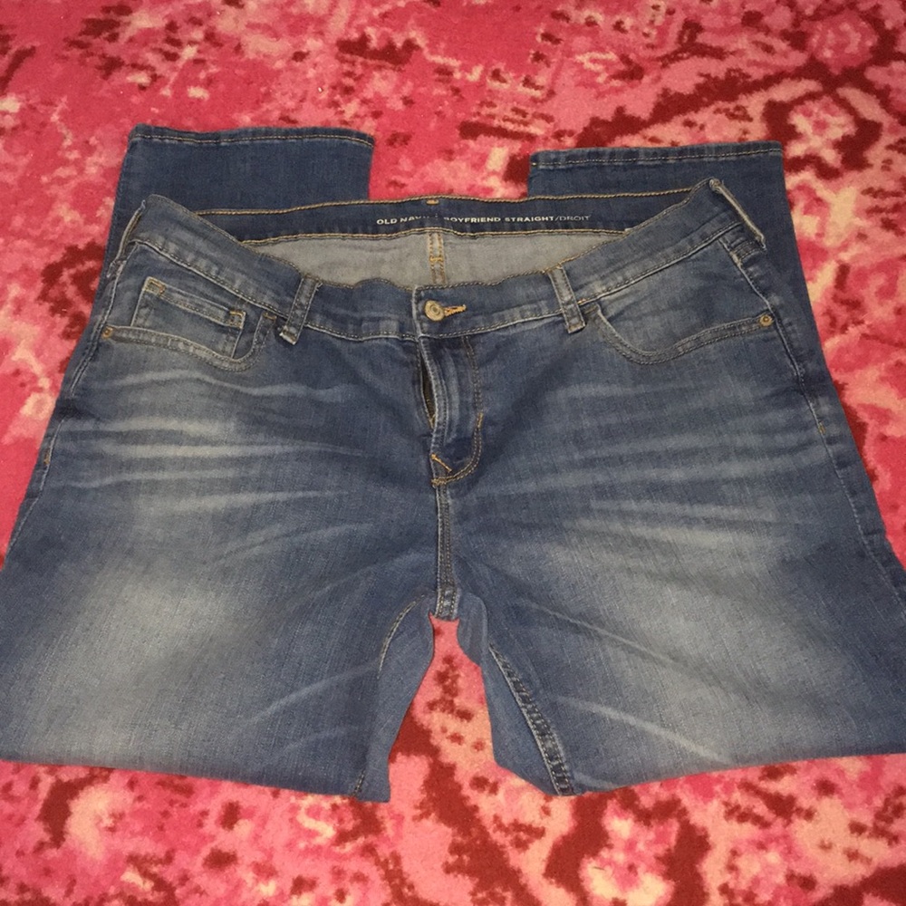 Old Navy boyfriend straight leg jeans